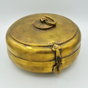 boite ancienne à chapatis - Inde