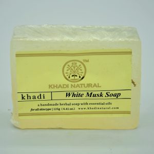 Savon Khadi indien au musc blanc
