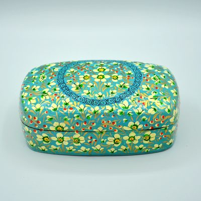 Coffret en papier mâché du Cachemire