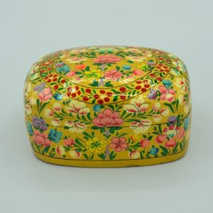 Coffret à bijoux en papier maché du Cachemire