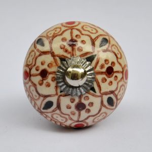 bouton de porte en céramique