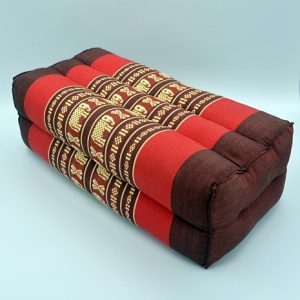 zafu brique rouge et éléphants