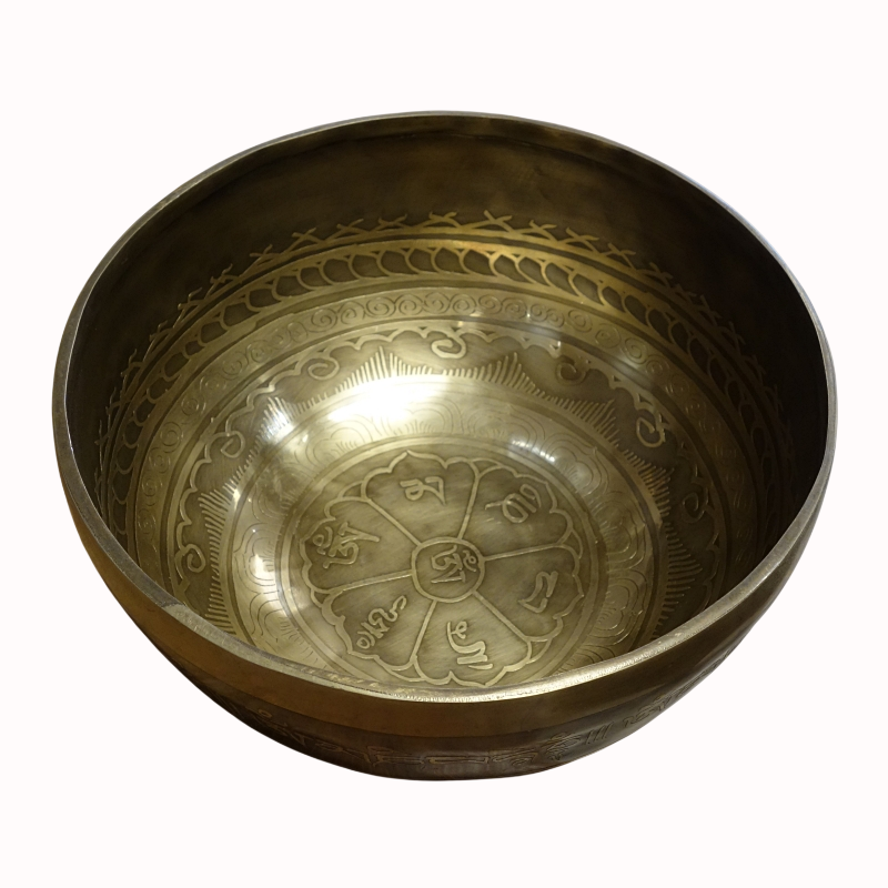 Bol chantant gravé 21 cm. – Image 4