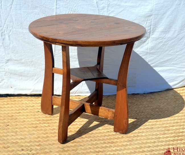 guéridon ancien en teck Marseille