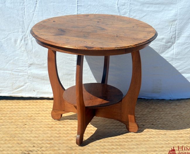 guéridon ancien en teck Avignon