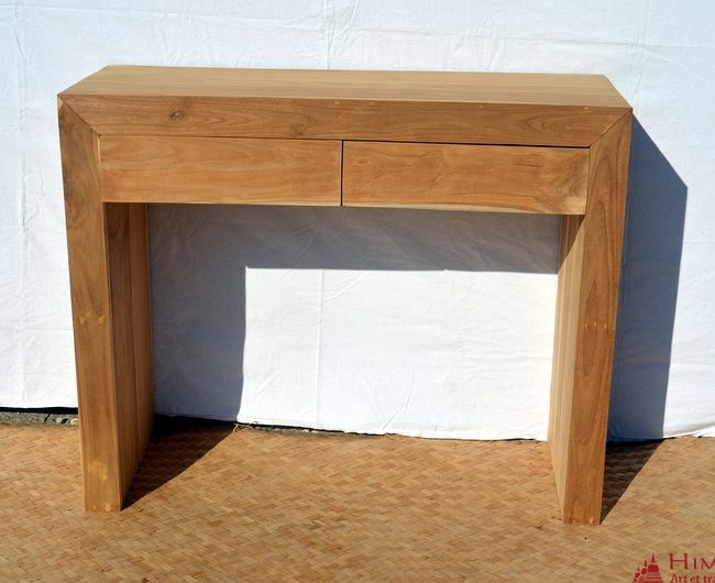 console en teck artisanat bali