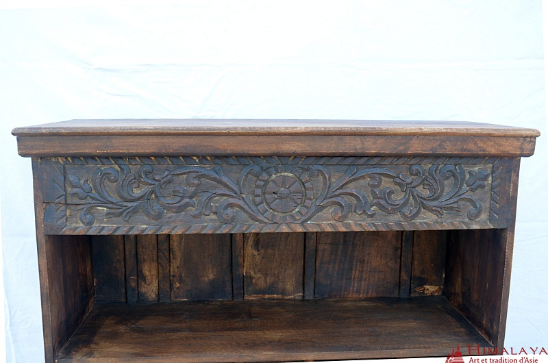 etagere en bois exotique massif