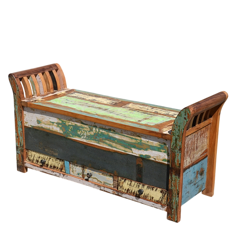 Banc - coffre avec 3 tiroirs – Image 2