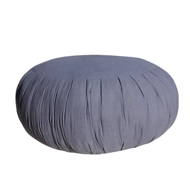 Zafu ou coussin de méditation, gris