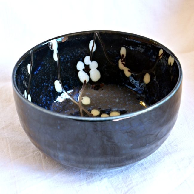 bol à matcha en grès du Japon